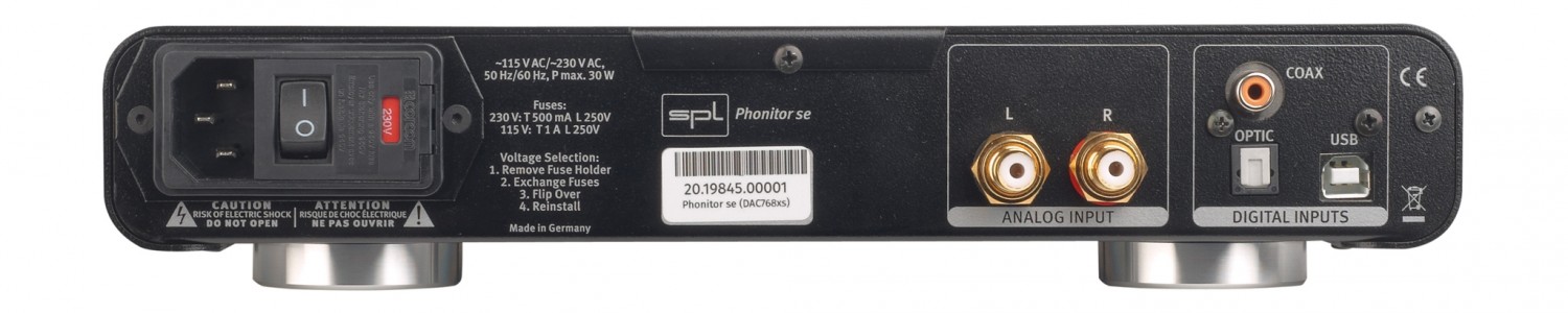 Kopfhörerverstärker SPL Phonitor se / DAC768xs im Test, Bild 2