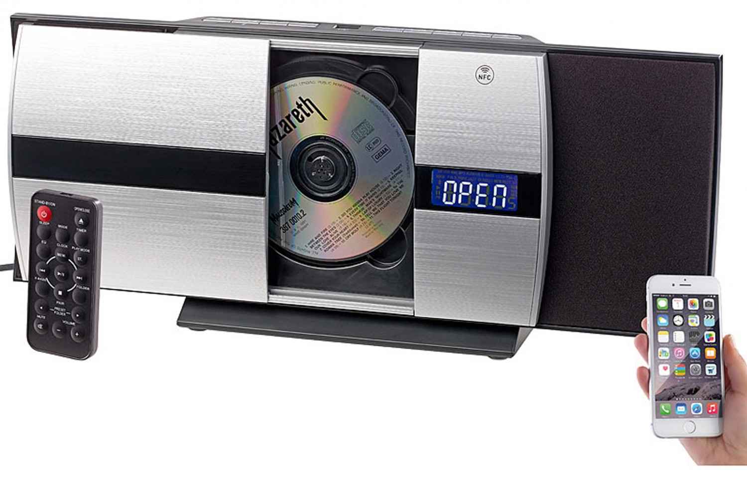 Schick und vielseitig: Auvisio MSX-600 HiFi-Stereoanlage, Bild 4 Stereoanlagen Auvisio MSX-600 HiFi-Stereoanlage im Test, Bild 4