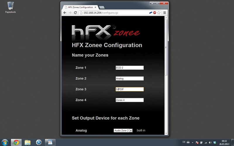 Loch gestopft: HFX Zonee, Bild 4 Streaming Client HFX Zonee im Test, Bild 4
