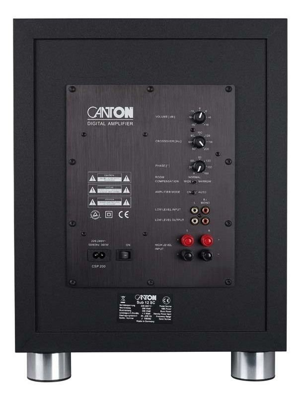 Doppel-Sub: Canton Sub12, Bild 2 Subwoofer (Home) Canton Sub12 im Test, Bild 2
