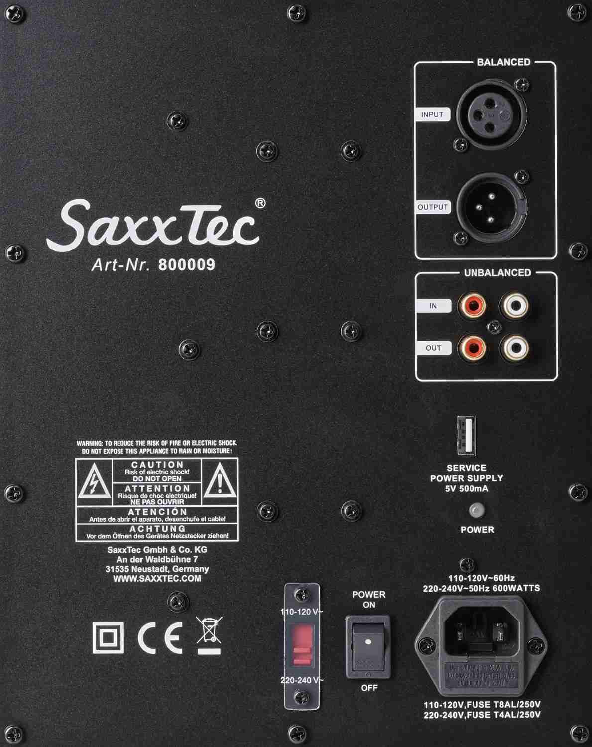 Subwoofer (Home) Saxx deepSound DS 120 DSP im Test, Bild 4