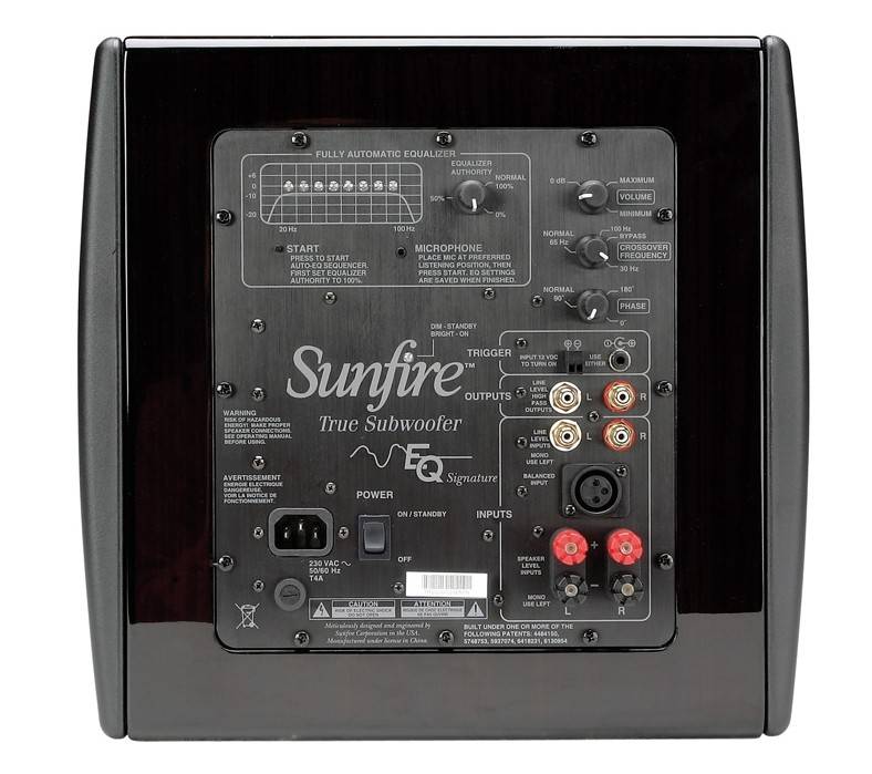 Subwoofer (Home) Sunfire TS EQ Signature im Test, Bild 2