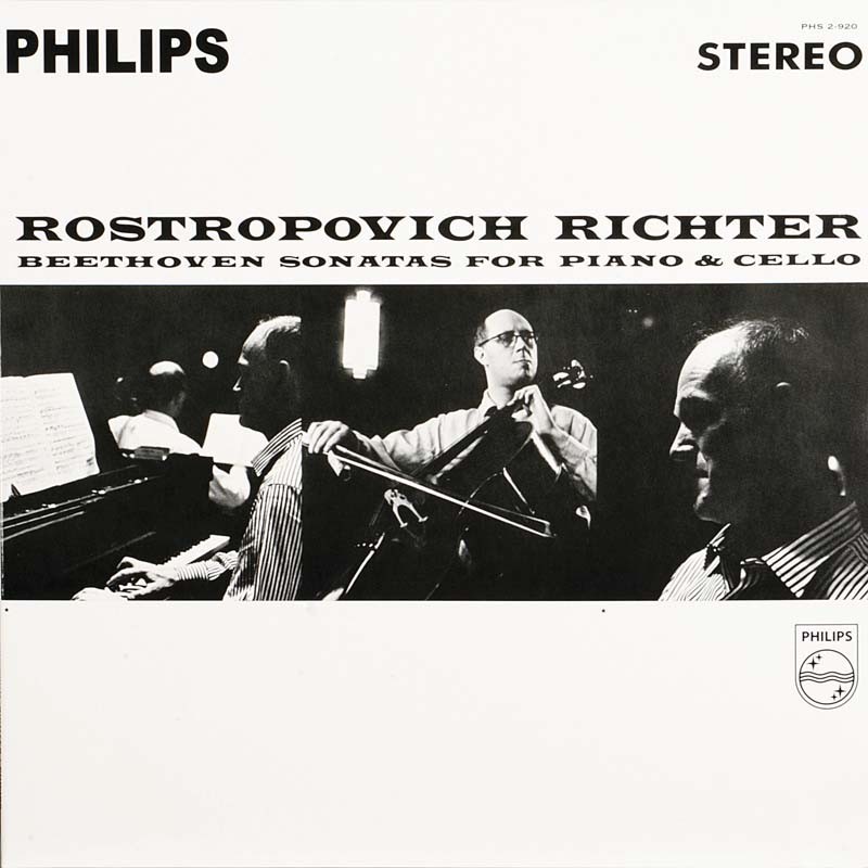 Schallplatte Svjatoslav Richter und Mrstislav Rostropowitsch – Beethoven: Sonaten für Klavier und Cello (Philips / Speakers Corner) im Test, Bild 1