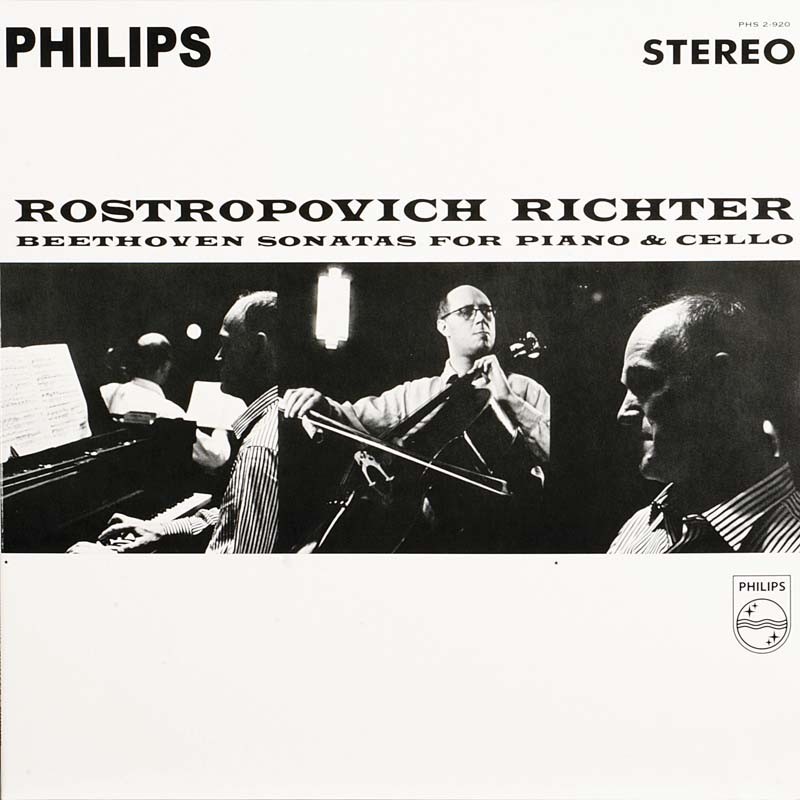 Svjatoslav Richter und Mrstislav Rostropowitsch – Beethoven: Sonaten für Klavier und Cello: Svjatoslav Richter und Mrstislav Rostropowitsch – Beethoven: Sonaten für Klavier und Cello (Philips / Speakers Corner), Bild 1 Schallplatte Svjatoslav Richter und Mrstislav Rostropowitsch – Beethoven: Sonaten für Klavier und Cello (Philips / Speakers Corner) im Test, Bild 1
