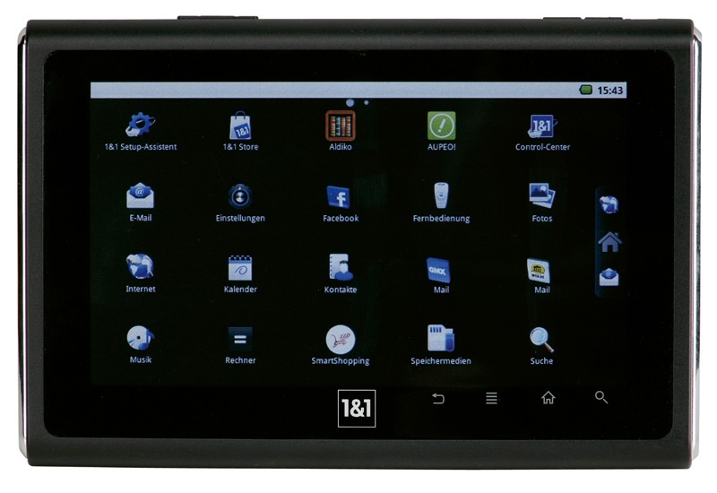 Coole Dreingabe: 1&1 SmartPad, Bild 2 Tablets 1&1 SmartPad im Test, Bild 2
