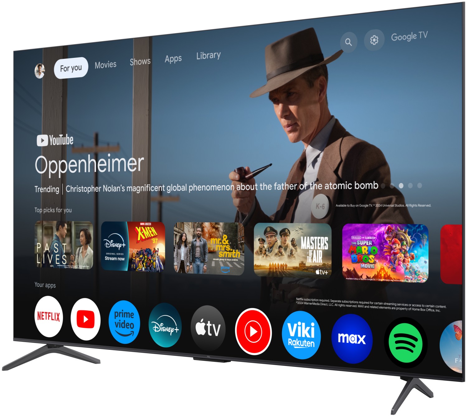 Fernseher Google TV Ultra HD und 8K TCL 55C6K im Test, Bild 7