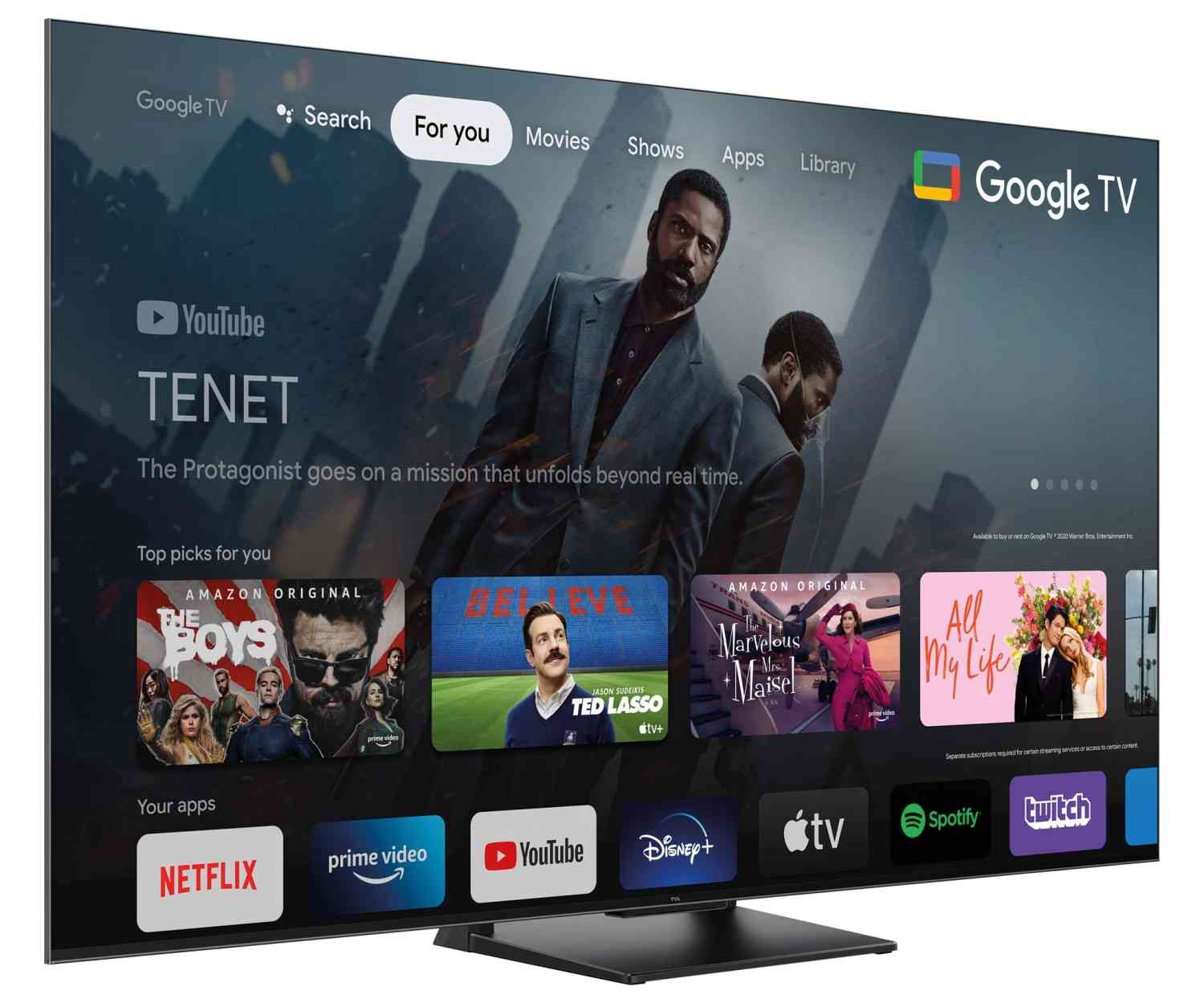 Fernseher Google TV Ultra HD und 8K TCL 55C745 im Test, Bild 4