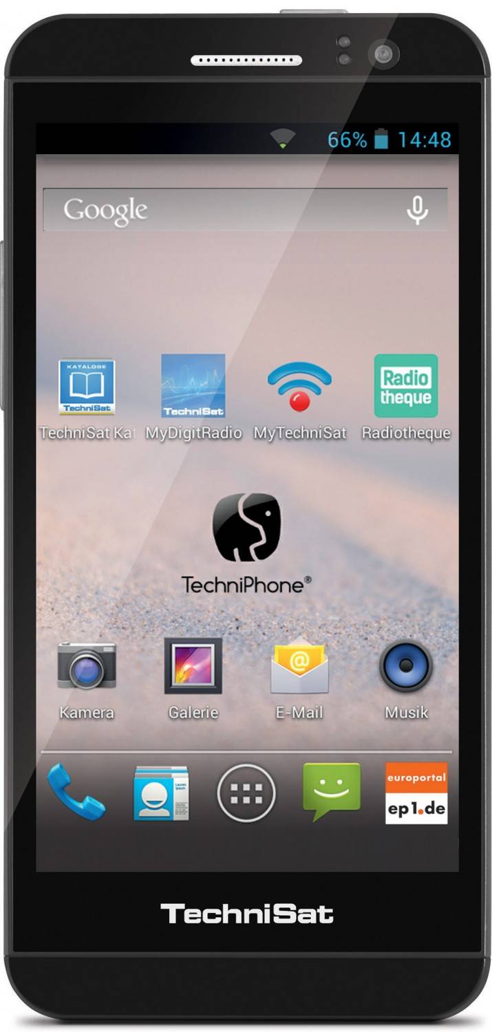 Größer, schöner, schneller!: Technisat TechniPhone 5, Bild 4 Smartphones Technisat TechniPhone 5 im Test, Bild 4