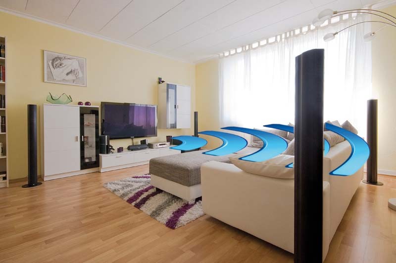 Kabellose Freiheit: Teufel Columa 300 wireless, Bild 1 Lautsprecher Surround Teufel Columa 300 wireless im Test, Bild 1