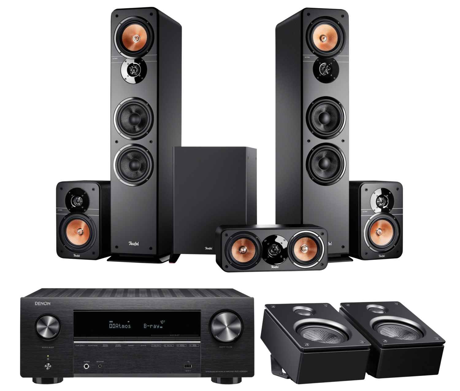 Lautsprecher Surround Teufel Ultima 40 Surround + Denon AVC-X3800H im Test, Bild 5