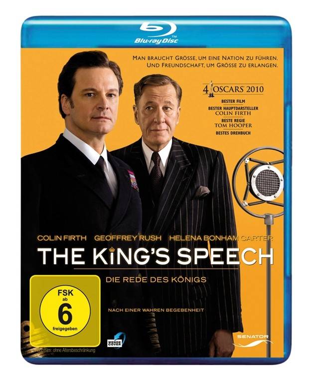 The King’s Speech: The King’s Speech (Senator), Bild 1 Blu-ray Film The King’s Speech (Senator) im Test, Bild 1