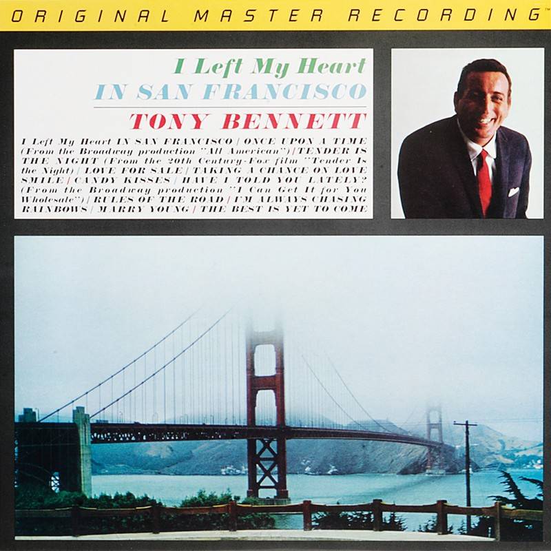 Tony Bennett – I Left My Heart in San Francisco: Tony Bennett – I Left My Heart in San Francisco (Mobile Fidelity Sound Lab), Bild 1 Schallplatte Tony Bennett – I Left My Heart in San Francisco (Mobile Fidelity Sound Lab) im Test, Bild 1