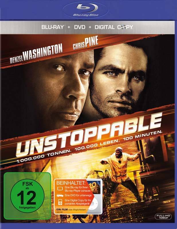 Blu-ray Film Unstoppable – Außer Kontrolle (Fox) im Test, Bild 1