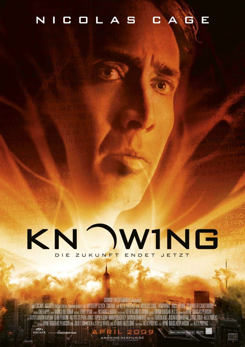 Test DVD Film - Nicolas Cage Knowing - gut