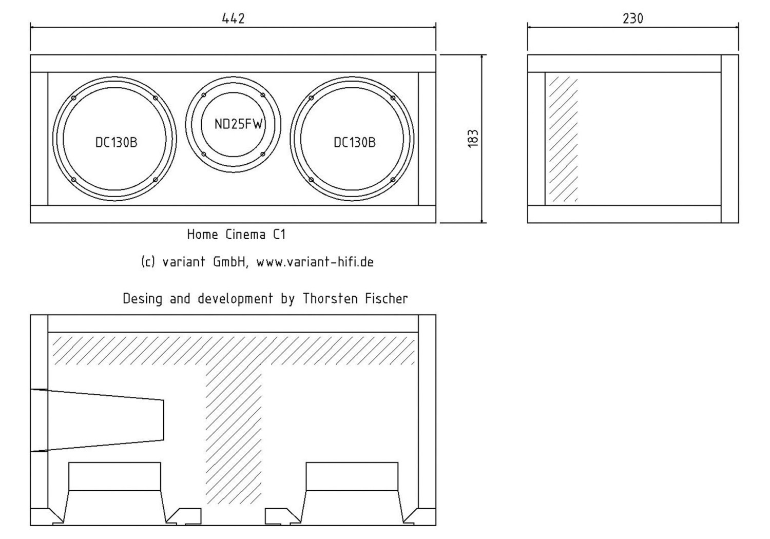 Wie man es dreht und wendet…: Variant Home Cinema C1, Bild 6 Lautsprecherbausätze Variant Home Cinema C1 im Test, Bild 6