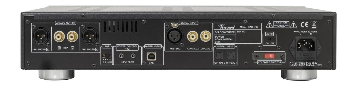 D/A-Wandler Vincent DAC-700 im Test, Bild 2