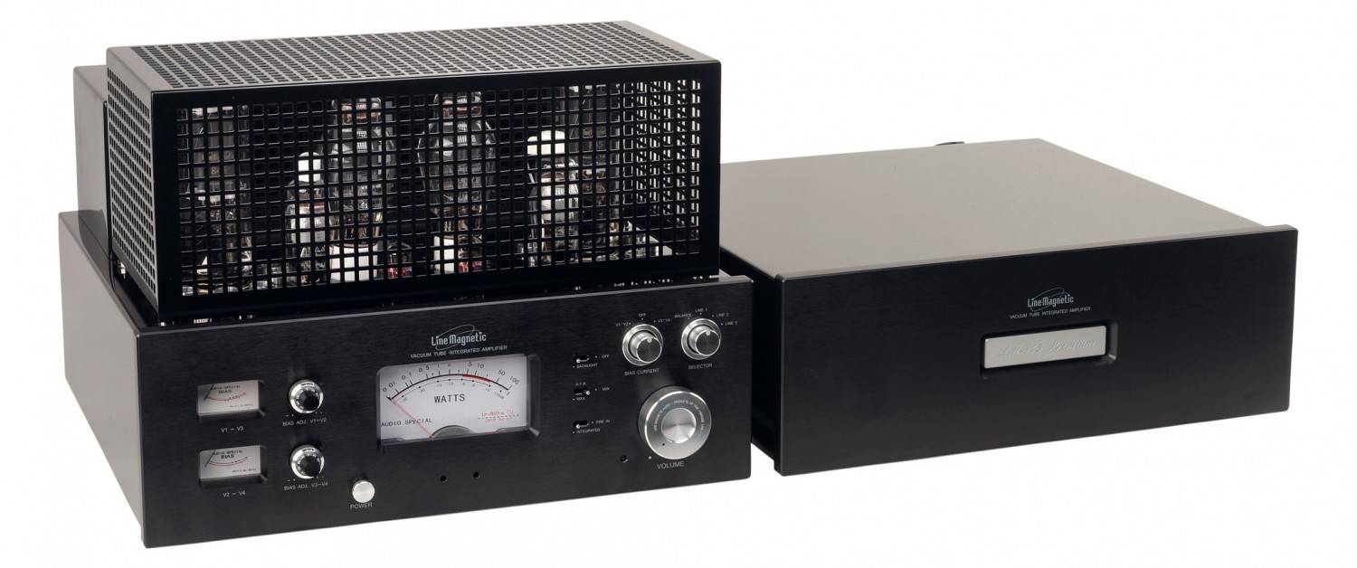 Röhrenvollverstärker Line Magnetic LM-845 Premium: Line Magnetic LM-845 Premium, Bild 2 Vollverstärker Line Magnetic LM-845 Premium im Test, Bild 2