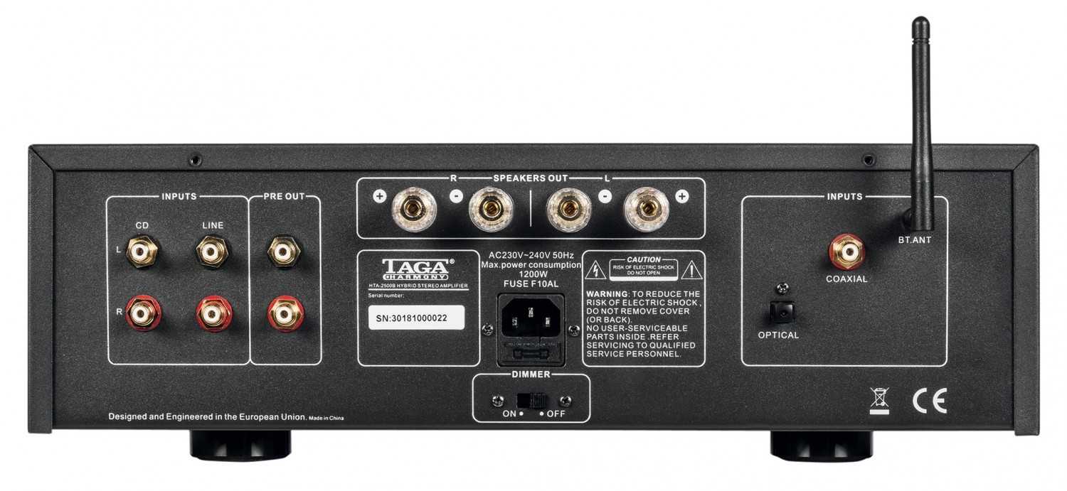 Mit Geschmack: Taga Harmony HTA-2500B, Bild 7 Vollverstärker Taga Harmony HTA-2500B im Test, Bild 7