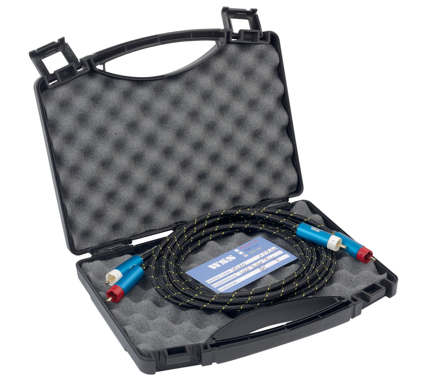 NF-Signalkabel WSS Gold Line KS100, WSS Platin Line KS10, WSS Premium Line KS100 im Test , Bild 2