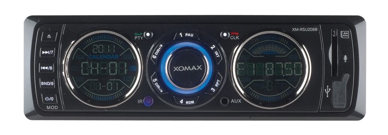 1-DIN-Autoradios Xomax XM-RSU208B im Test, Bild 1