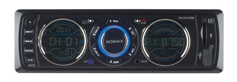 1-DIN-Autoradios Xomax XM-RSU208B im Test, Bild 1
