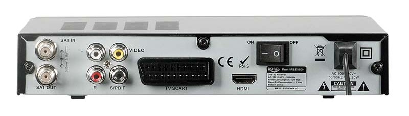 Sat Receiver ohne Festplatte Xoro HRS8700Cl+ im Test, Bild 15