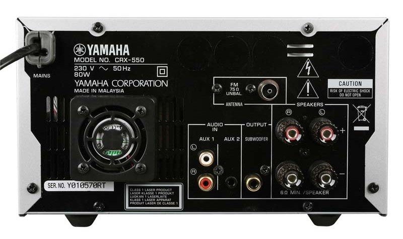 Minianlagen Yamaha MCR-550 im Test, Bild 3