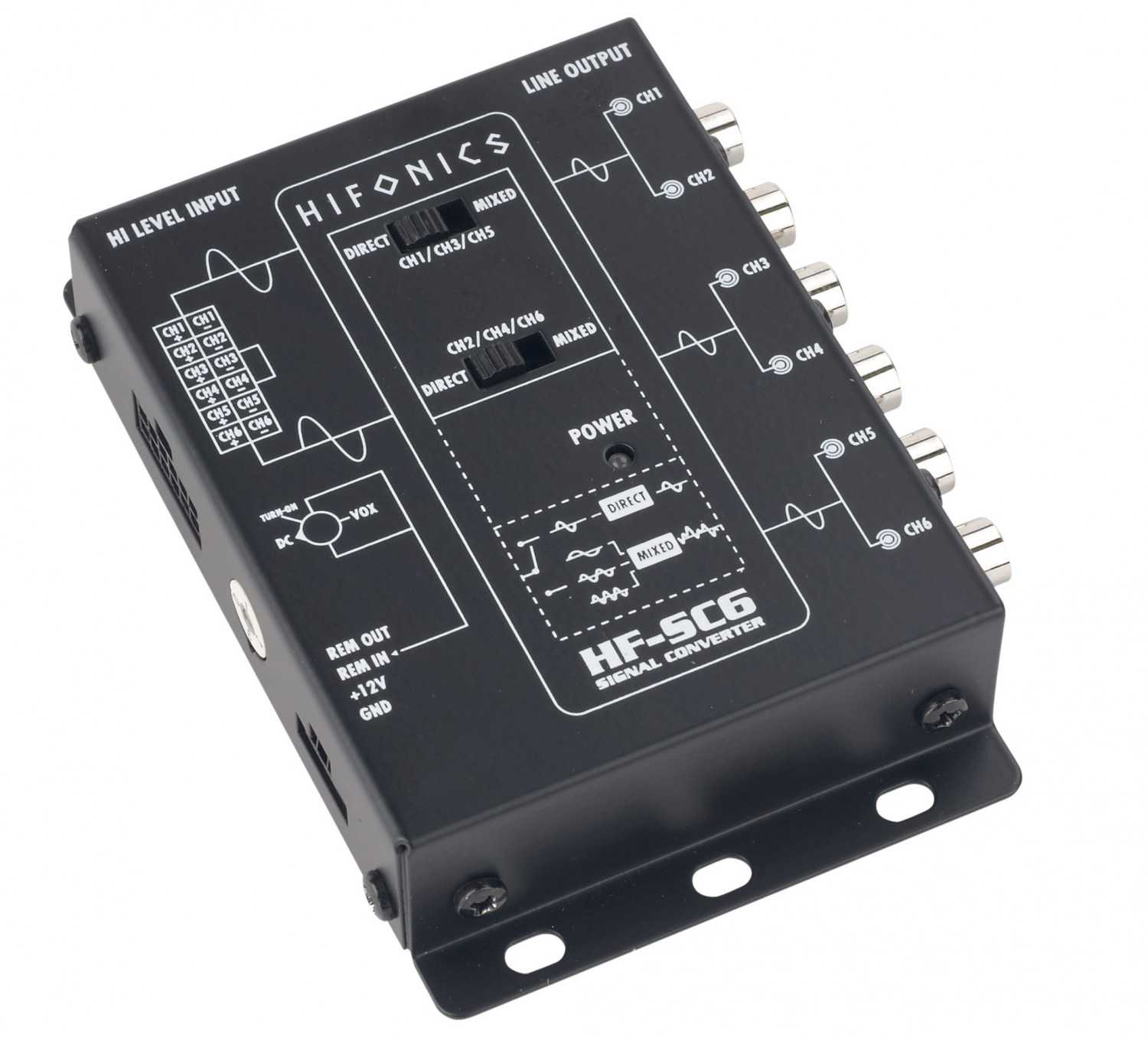 Immer der richtige Converter: Hifonics HF-SC2 + HF-SC4 + HF-SC6, Bild 2 Zubehör Car-Media Hifonics HF-SC2 + HF-SC4 + HF-SC6 im Test, Bild 2