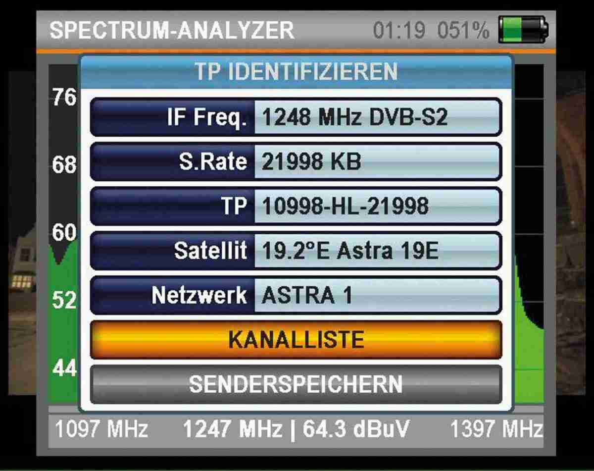 Vielseitiges Satelliten-Messgerät von Alpsat: Rantex Alpsat Satfinder 5 HD Pro, Bild 11 Zubehör Heimkino Rantex Alpsat Satfinder 5 HD Pro im Test, Bild 11