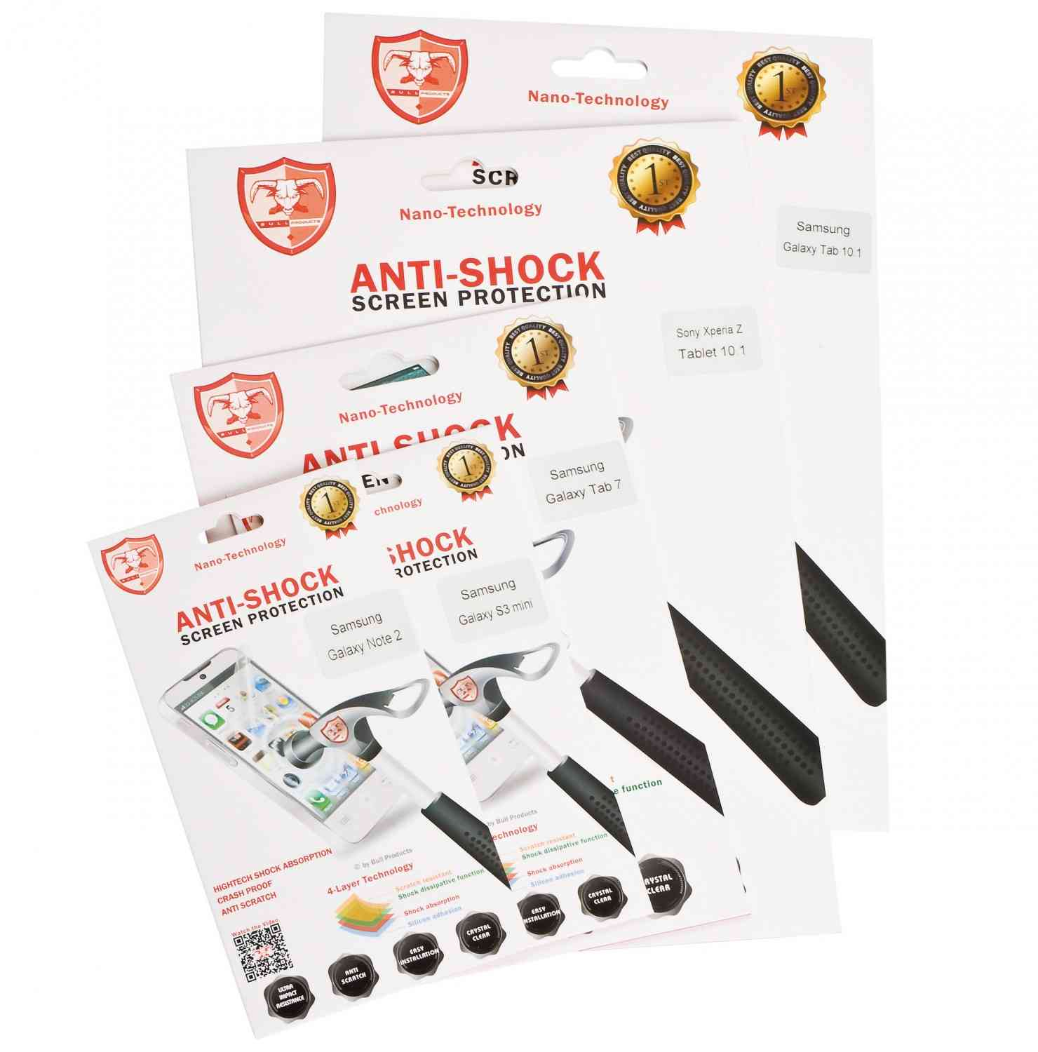 Voll auf den Schirm: Bull Protect Anti-Shock Screen Protection, Bild 3 Zubehör Tablet und Smartphone Bull Protect Anti-Shock Screen Protection im Test, Bild 3