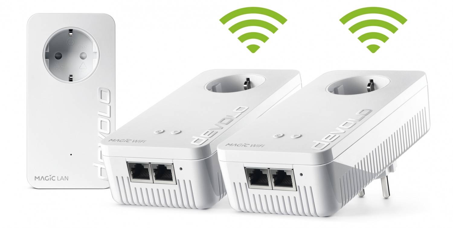 devolo Magic 2 WiFi next: Devolo Magic 2 WiFi next Multiroom Kit, Bild 2 Zubehör Tablet und Smartphone Devolo Magic 2 WiFi next Multiroom Kit im Test, Bild 2