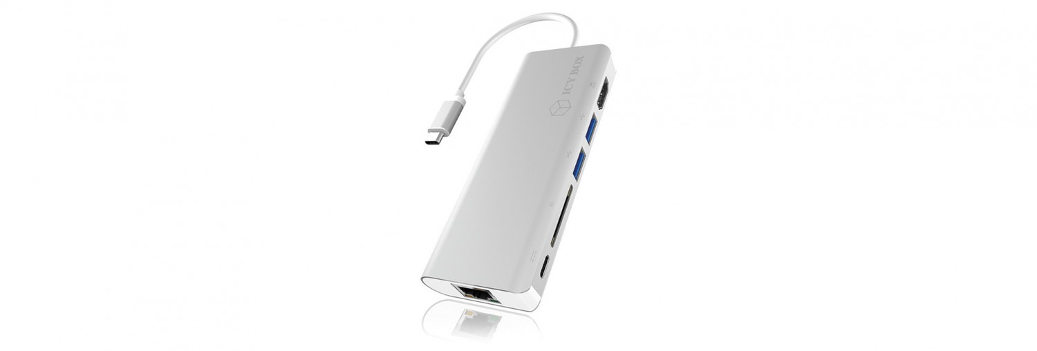 Feine Erweiterung: Icybox IB-DK4034-CPD, Bild 2 Zubehör Tablet und Smartphone Icybox IB-DK4034-CPD im Test, Bild 2