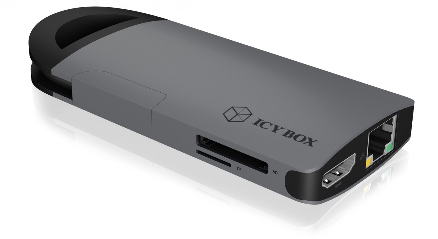 USB Type-C Dockingstation: Icybox IB-DK4038-CPD, Bild 2 Zubehör Tablet und Smartphone Icybox IB-DK4038-CPD im Test, Bild 2