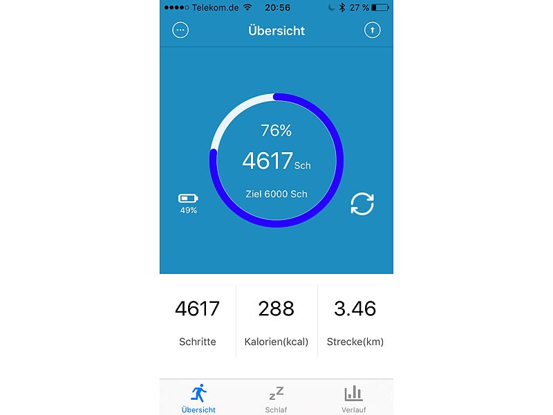 Fitness-Armband mit Herzfrequenz-Messung: newgen Medicals FBT-40.HR, Bild 7 Zubehör Tablet und Smartphone newgen Medicals FBT-40.HR im Test, Bild 7