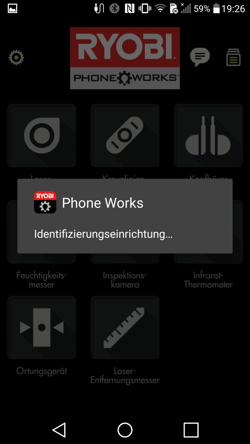 Smart Metering für Hand- und Heimwerker: Ryobi Phone Works, Bild 4 Zubehör Tablet und Smartphone Ryobi Phone Works im Test, Bild 4