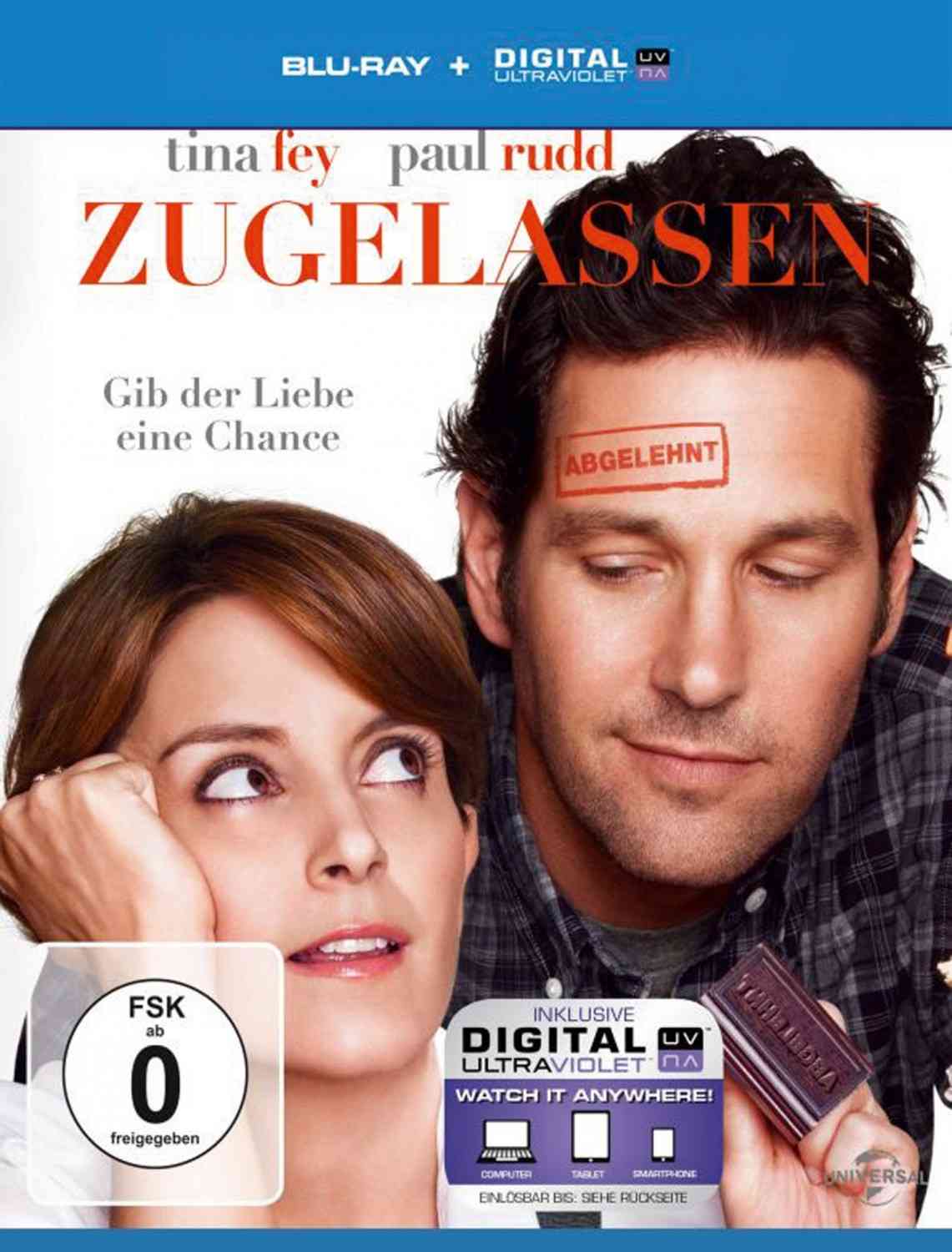 Blu-ray Film Zugelassen – Gib der Liebe eine Chance (Universal) im Test, Bild 1