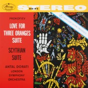 Schallplatte Sergei Prokofjew: Suite aus Die Liebe zu den drei Orangen, Skythische Suite London Symphony Orchestra, Antal Dorati (Mercury/ORG) im Test, Bild 1