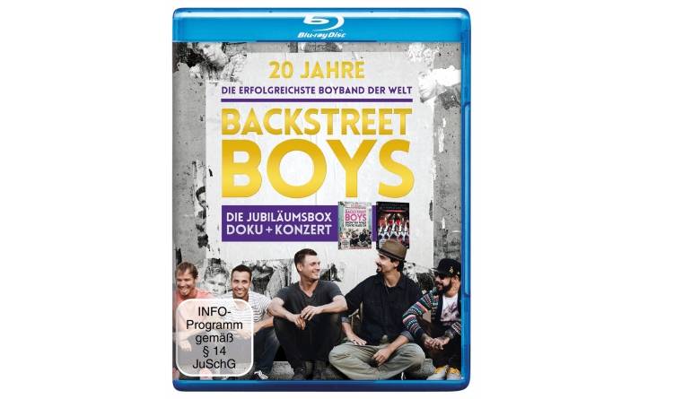 20 Jahre Backstreet Boys (Die Jubiläumsbox Doku + Konzert): 20 Jahre Backstreet Boys (Die Jubiläumsbox Doku + Konzert) (Edel:Motion), Bild 1 Blu-ray Film 20 Jahre Backstreet Boys (Die Jubiläumsbox Doku + Konzert) (Edel:Motion) im Test, Bild 1
