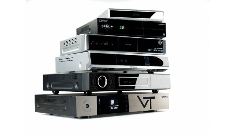 Vergleichstest: 6 HDTV-Settop-Boxen ab 80 Euro, Bild 1 Sat Receiver ohne Festplatte: 6 HDTV-Settop-Boxen ab 80 Euro, Bild 1