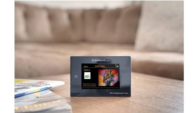 DAB+-Adapter Albrecht DR 53: Albrecht DR 53, Bild 1 DAB+ Radio Albrecht DR 53 im Test, Bild 1