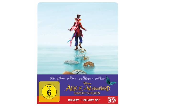 Alice im Wunderland: Hinter den Spiegeln (3D + 2D): Alice im Wunderland: Hinter den Spiegeln (3D + 2D) (Disney), Bild 1 Blu-ray Film Alice im Wunderland: Hinter den Spiegeln (3D + 2D) (Disney) im Test, Bild 1