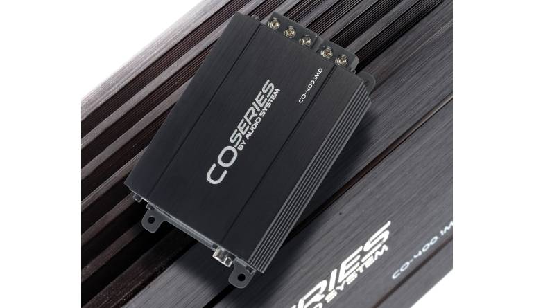 Miniatur mit Macht: Audio System CO-400.1MD, Bild 1 Car Hifi Endstufe Mono Audio System CO-400.1MD im Test, Bild 1