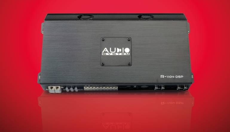 Audio System R-110.4 DSP-BT – 4-Kanal Endstufe mit 8-Kanal DSP: Audio System R-110.4 DSP-BT, Bild 1 In-Car Endstufe 4-Kanal Audio System R-110.4 DSP-BT im Test, Bild 1