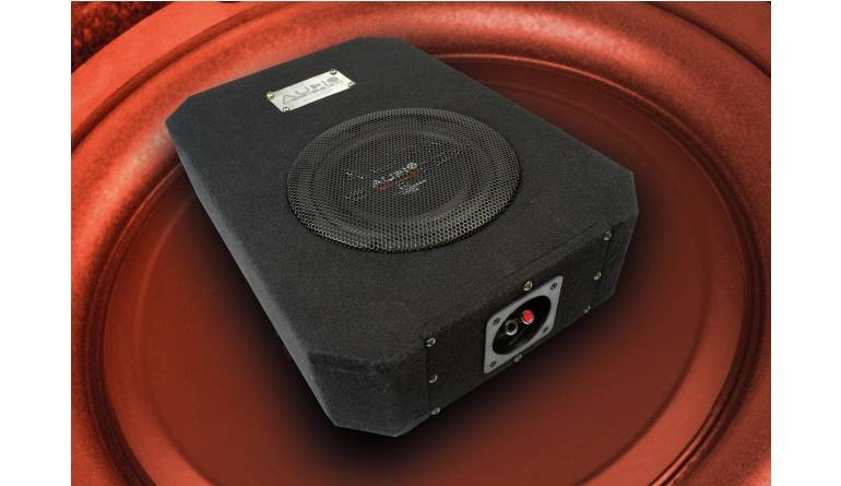 Bass kompakt: Audio System R08 Flat Evo DBR, Bild 1 Car Hifi Subwoofer Gehäuse Audio System R08 Flat Evo DBR im Test, Bild 1