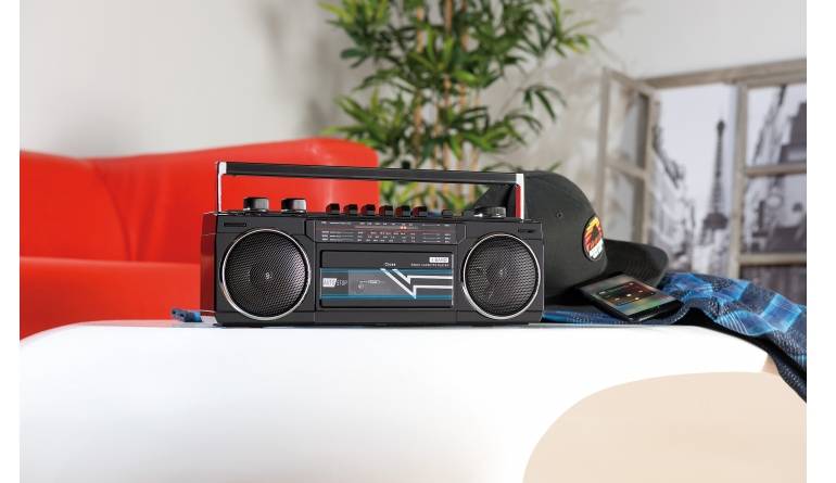 Portable- und Outdoor-Soundsysteme Auvisio Retro-Boombox im Test, Bild 1