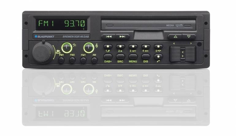 Youngtimer-Radio: Blaupunkt Bremen SQR 46 DAB, Bild 1 1-DIN-Autoradios Blaupunkt Bremen SQR 46 DAB im Test, Bild 1