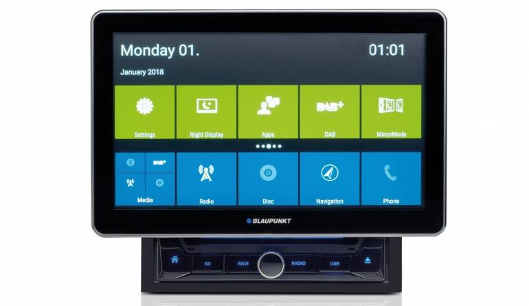 Bildgigant: Blaupunkt Hamburg 990 DAB, Bild 1 Naviceiver Blaupunkt Hamburg 990 DAB im Test, Bild 1