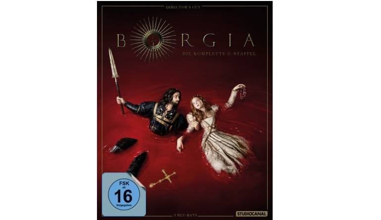 Borgia Director´s Cut – Die komplette 3. Staffel: Borgia Director´s Cut – Die komplette 3. Staffel (Studiocanal), Bild 1 Blu-ray Film Borgia Director´s Cut – Die komplette 3. Staffel (Studiocanal) im Test, Bild 1