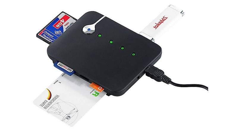 Aktiv und Anschlussfreudig: C-enter Multi-Cardreader SIM/ Smart, Bild 1 Zubehör Tablet und Smartphone C-enter Multi-Cardreader SIM/ Smart im Test, Bild 1