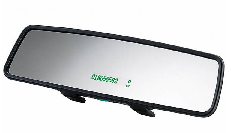 Serientest: Callstel BFX-400.pz, Callstel KFZ-Rückspiegel mit Bluetooth-Freisprecher, Bild 1 Car-Hifi sonstiges Callstel BFX-400.pz, Callstel KFZ-Rückspiegel mit Bluetooth-Freisprecher im Test , Bild 1